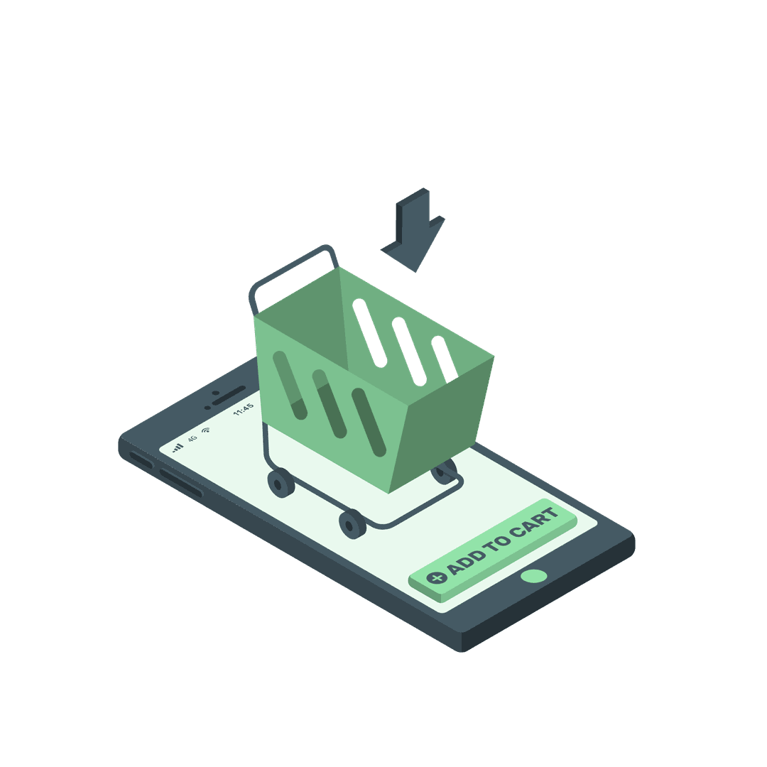 Empty cart illustartion